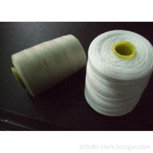 100% Polyester White Sewing Thread , 20s/3 1500yds High Ten